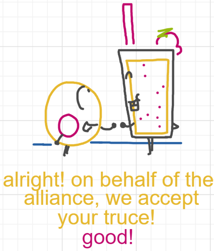 A panel from What's The Point, episode five of the Board Boards object show by Furretwalk/WalkingFurret.